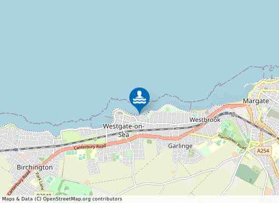 St Mildred's Bay, Westgate on the map