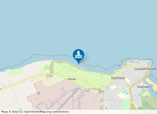 Lossiemouth Silversands on the map