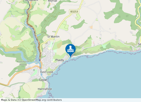 Millendreath Beach on the map