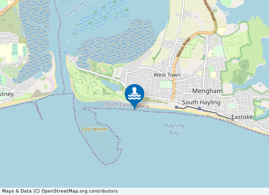 Beachlands West on the map
