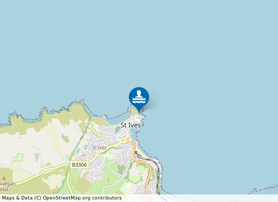 Porthgwidden on the map