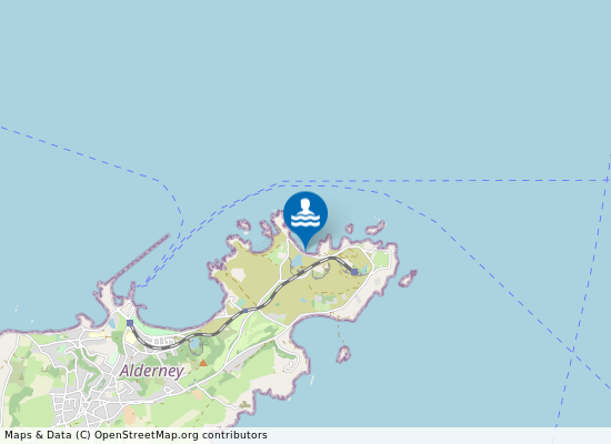 Corblets Beach on the map