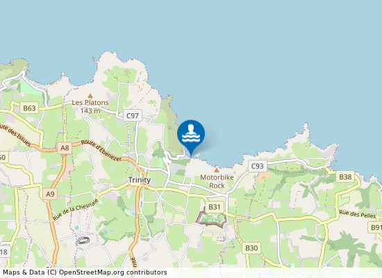 Bouley Bay on the map