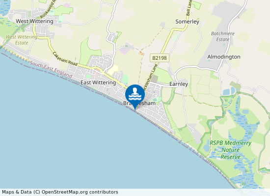 Bracklesham Bay on the map